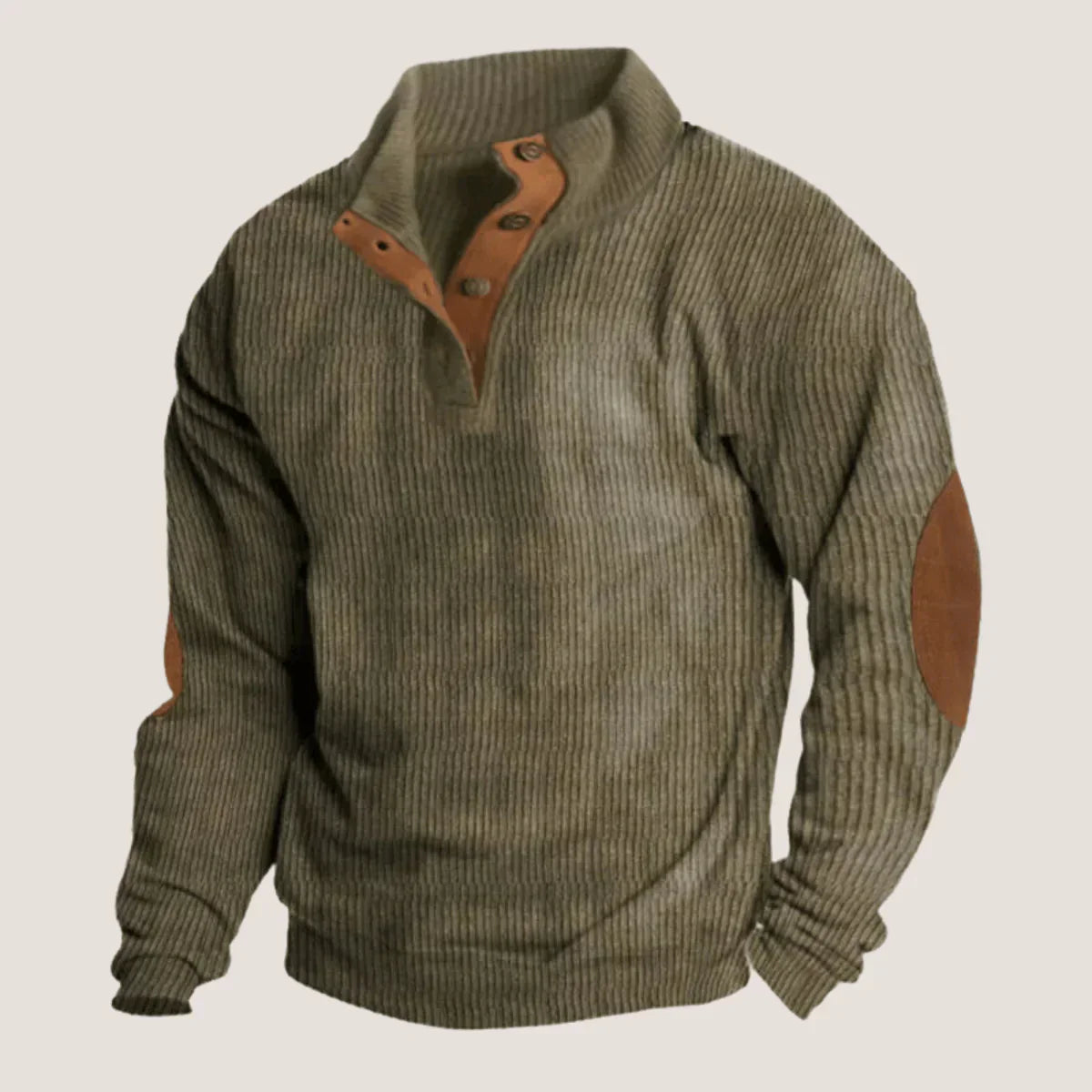 Caden | gerippter Pullover