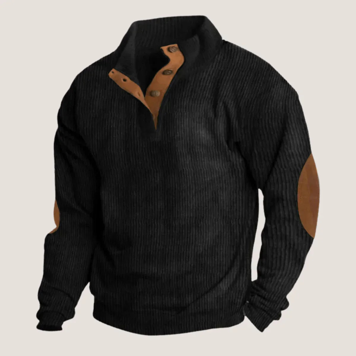 Caden | gerippter Pullover