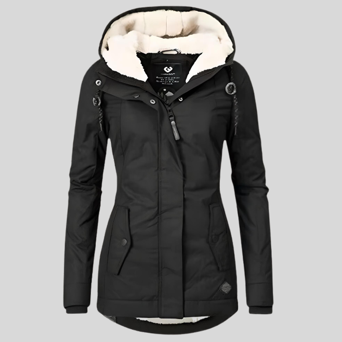 Wasserdichte Winterjacke Mit Kapuze & Futter