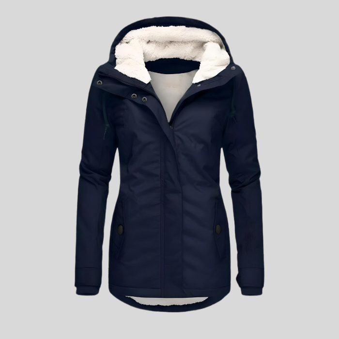 Wasserdichte Winterjacke Mit Kapuze & Futter