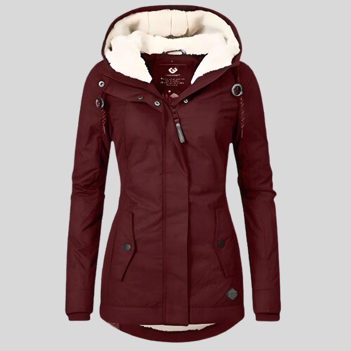 Wasserdichte Winterjacke Mit Kapuze & Futter