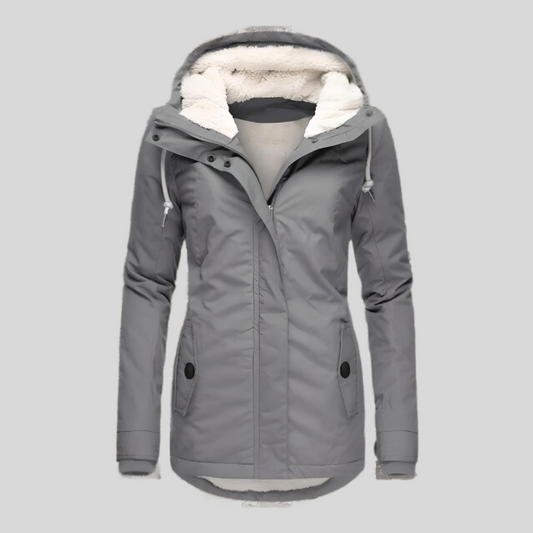 Wasserdichte Winterjacke Mit Kapuze & Futter